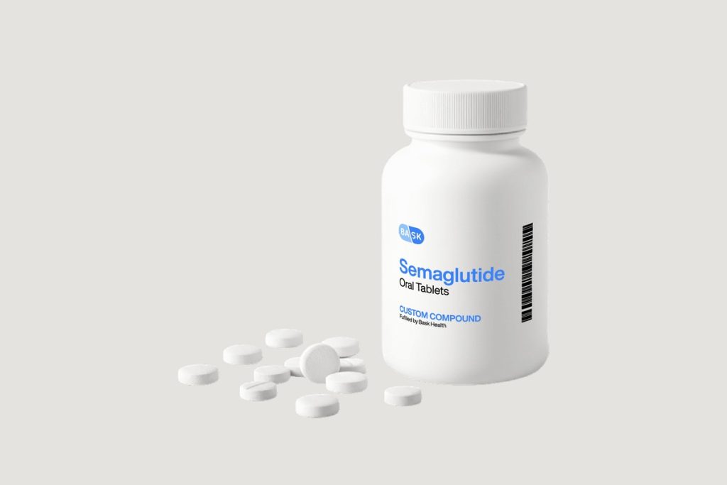 Semaglutide oral tablets bottle